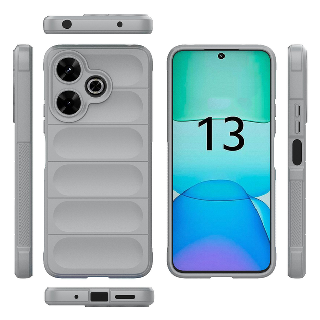 Чохол для смартфона Cosmic Magic Shield for Xiaomi Redmi 13 4G Grey Smoke (MagicShXi134GGrey) - изображение 2