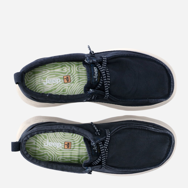 Чоловічі мокасини Jeep JM51041A-016 45 30.3 см Темно-сині (8057808740487) - зображення 5