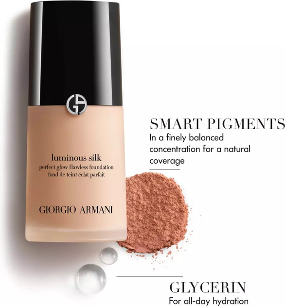 Тональна основа Giorgio Armani Luminous Silk 6.25 Medium To Tan 30 мл (3605521752505) - зображення 5