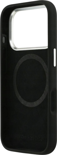  Панель Mercedes Silicone Vintage Logo MagSafe для iPhone 17 Pro Black (3666339508661) - зображення 7