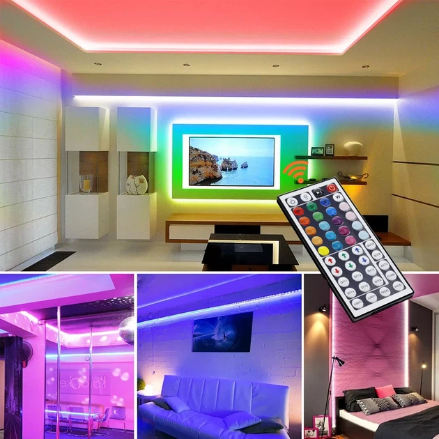 Светодиодная лента RGB 5050 180 LED 10 м с пультом - изображение 7