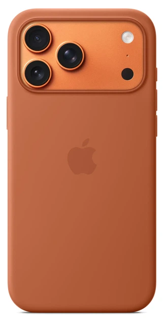 Чехол силиконовый OEM Silicone Case with MagSafe для Apple iPhone 17 Pro Max Terra Cotta - Фото 1 Чехол силиконовый OEM Silicone Case with MagSafe для Apple iPhone 17 Pro Max Terra Cotta - изображение 1