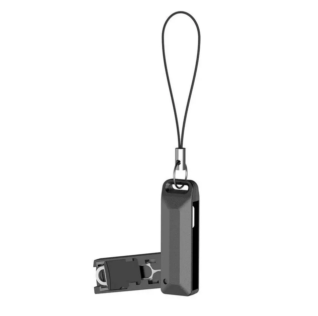 Кейс-брелок BUDI для хранения SIM-карт и microSD, с ключом-скрепкой для лотка SIM - Фото 6 Кейс-брелок BUDI для хранения SIM-карт и microSD, с ключом-скрепкой для лотка SIM - изображение 6