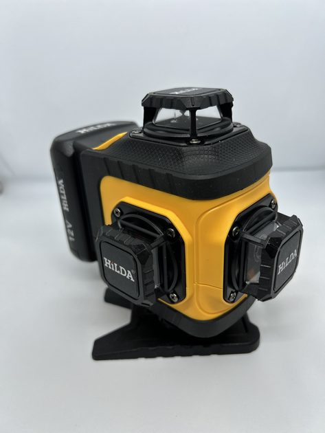 Лазерный уровень с Зеленым лучом на 16 линий 360 градусов Hilda 4D Quick solution c поворотной основой и башнями со штативом - изображение 8