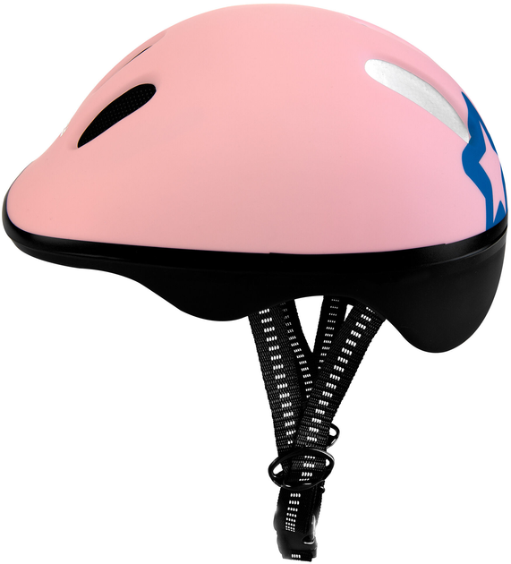 Kask rowerowy Spokey STARS 2 52-56 cm Różowy (5902693277781) - obraz 1