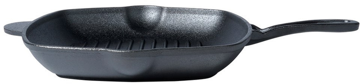 Patelnia do grillowania VildeCast Line żeliwna z silikonową nakładką 28x28 cm (5904316471835) - obraz 8