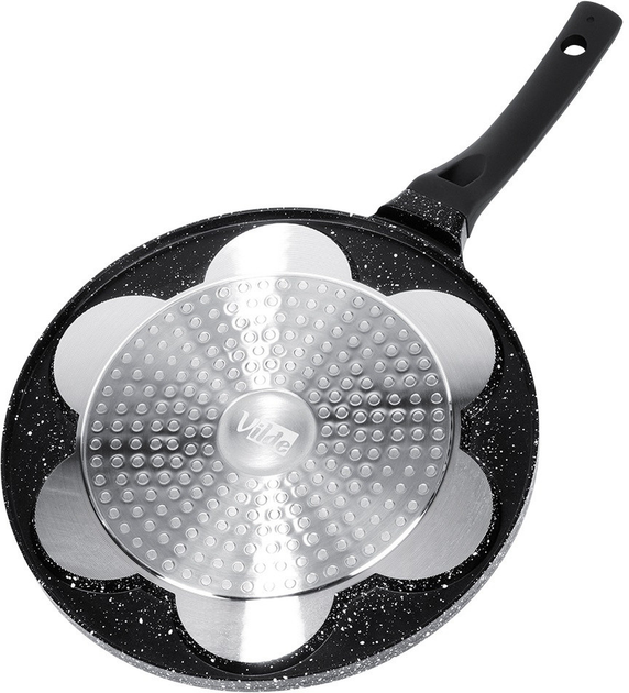 Patelnia do jajek Vilde Basic Line granitowa na 7 otworów 26 cm (5904316492618) - obraz 6