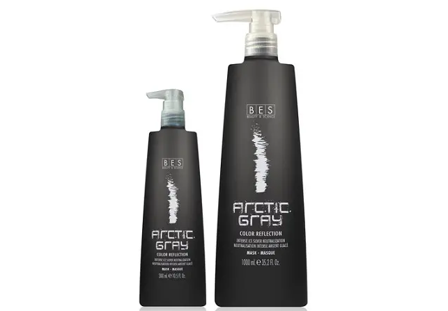 Питательная липидная маска с прямыми пигментами BES Arctic Gray Color Reflection 300 мл - изображение 2