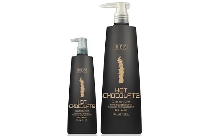 Питательная липидная маска с прямыми пигментами BES Hot Chocolate Color Reflection 300 мл - изображение 2