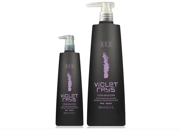Питательная липидная маска с прямыми пигментами BES Violet Rays Color Reflection 300 мл - изображение 2