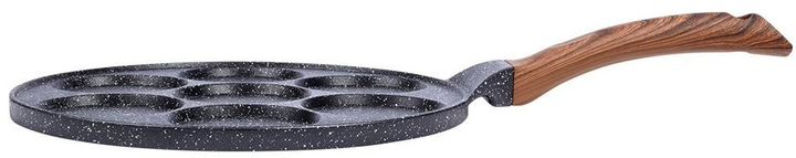 Сковорода для яєць Vilde Black & Wood гранітова на 7 відділів 26 см (5904316465094) - зображення 6