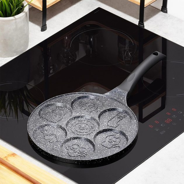 Сковорода для яєць Vilde Basic Line гранітова на 7 відділів 26 см (5904316492632) - зображення 9