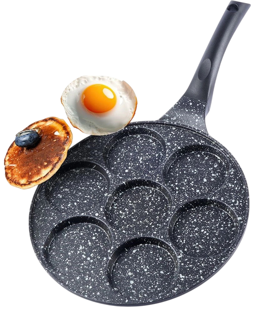 Сковорода для яєць Orion Grande гранітова на 7 відділів 27 см (8592381149260) - зображення 9