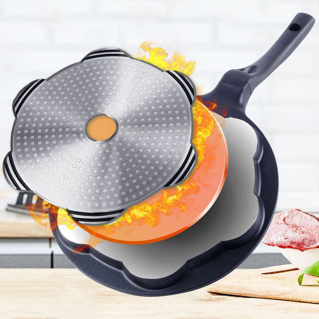 Сковорода для яєць Orion Grande гранітова на 7 відділів 27 см (8592381149260) - зображення 13