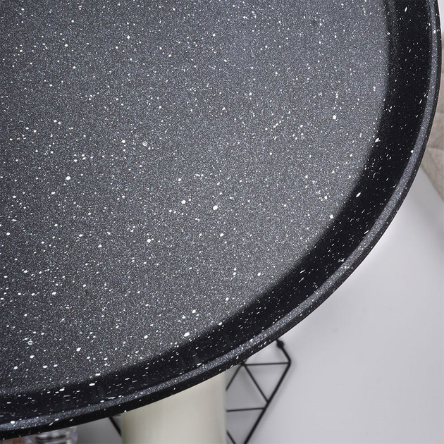 Patelnia do naleśników Vilde Black & Wood granitowa 26 cm (5904316465124) - obraz 4