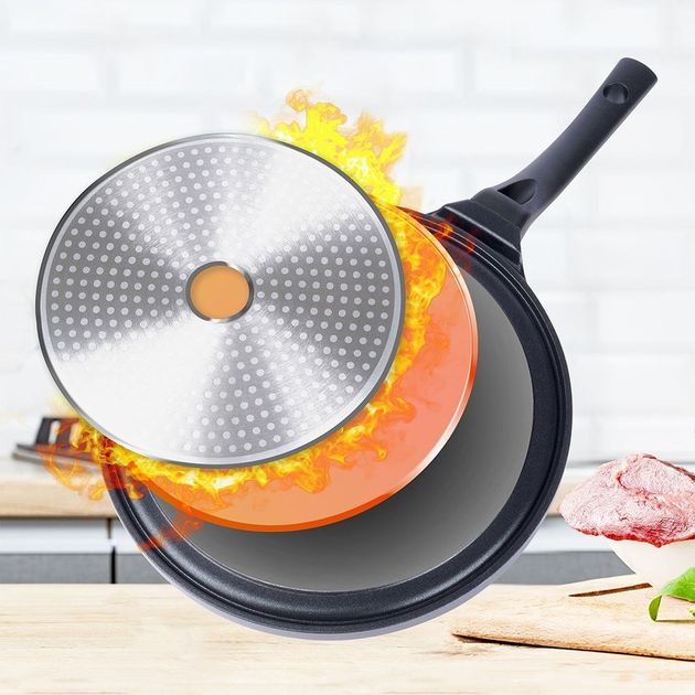 Сковорода для млинців Orion Grande гранітова 27 см (8592381128715) - зображення 13