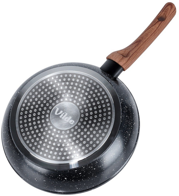 Сковорода Vilde Black & Wood гранітова 24 см (5904316475383) - зображення 7