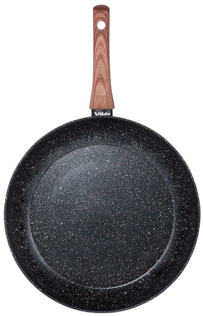 Сковорода Vilde Black & Wood гранітова 32 см (5904316475420) - зображення 2