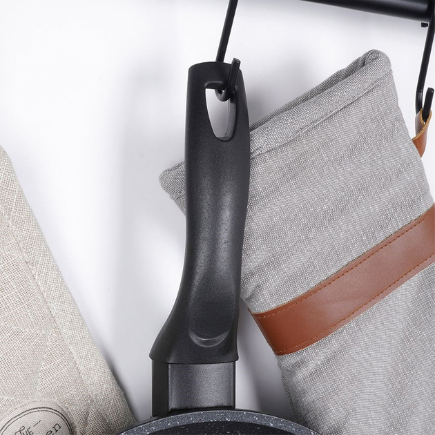 Сковорода Orion Grande гранітова з кришкою 28 см (8592381165444) - зображення 6