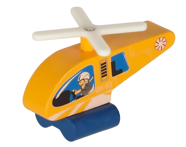 Kolejka drewniana Ikonka pociąg lokomotywa miasto 69 elementów KX3495 (5903039754195) - obraz 5