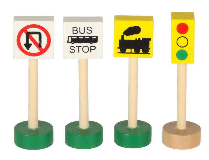 Kolejka drewniana Ikonka pociąg lokomotywa miasto 69 elementów KX3495 (5903039754195) - obraz 6