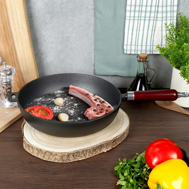 Patelnia Vilde Cast Line żeliwna 30 cm (5904316471811) - obraz 4