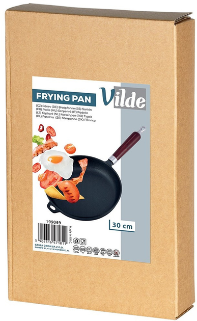 Patelnia Vilde Cast Line żeliwna 30 cm (5904316471811) - obraz 5