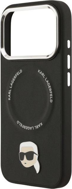 Панель Karl Lagerfeld Karl Pin MagSafe для Apple iPhone 17 Pro Max Black (3666339495640) - зображення 6