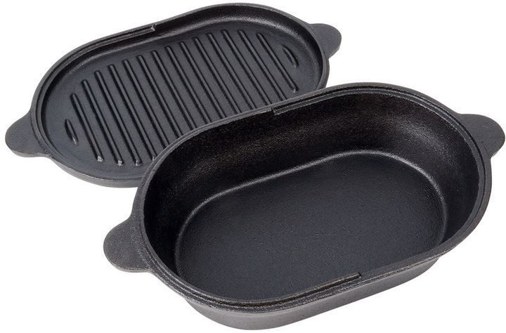 Форма для випікання Vilde Cast Line 2в1 чавунна 28x16 см (5900670102354) - зображення 7