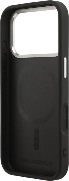 Панель Karl Lagerfeld Karl RSG Logo MagSafe для Apple iPhone 17 Pro Black (3666339494032) - зображення 7