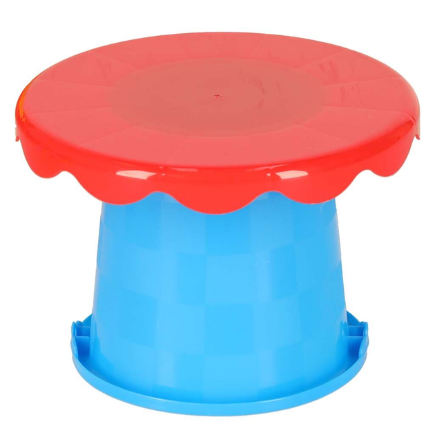 Водний столик Ikonka чотири частини, пісочниця, лопатки, лійка, табурет (5903039767119) - зображення 6