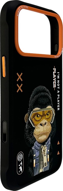 Панель Nimmy Cool&Cute 2.0 Gorilla для iPhone 17 Pro Black (6971080313882) - зображення 2