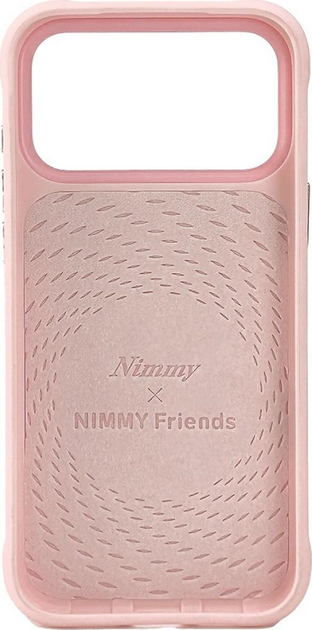 Etui plecki Nimmy Cool&Cute 2.0 Rabbit do iPhone 17 Pro Pink (6971080314001) - obraz 4