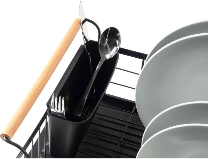 Suszarka do naczyń Vilde Czarna 42.5 x 19 cm (5907610287843) - obraz 6