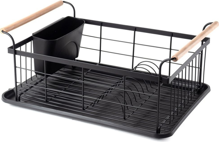 Suszarka do naczyń Vilde Czarna 42.5 x 19 cm (5907610287843) - obraz 10
