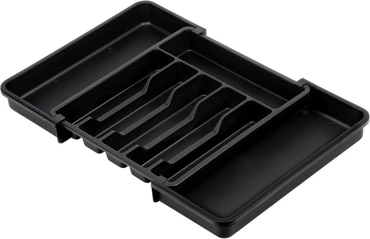 Wkład na sztućce do szuflady Vilde rozsuwany Czarny 33-56.5 x 37.5 cm (5904316476342) - obraz 7