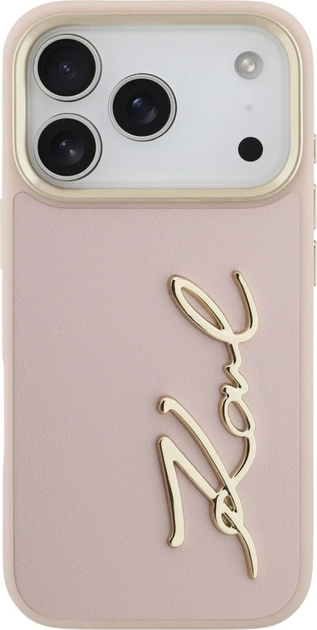 Etui Karl Lagerfeld Karl Script Logo do Apple iPhone 17 17 Pro Pink (3666339496432) - obraz 2