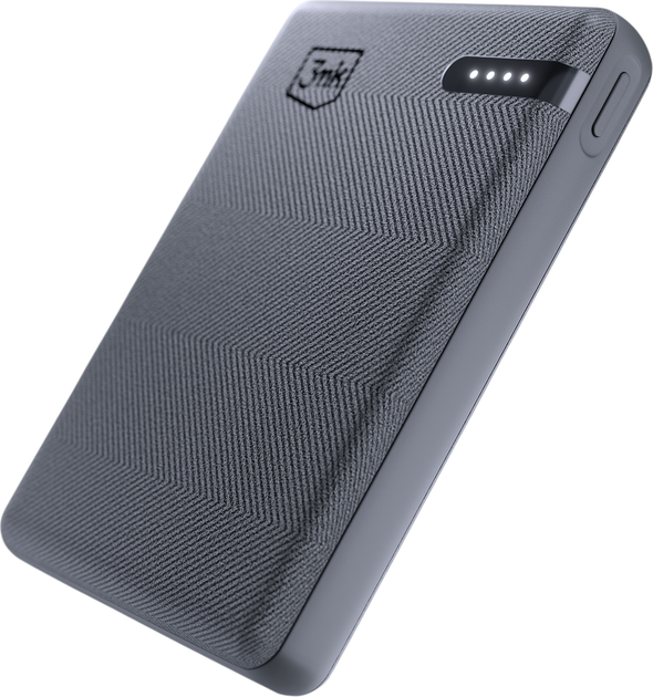 УМБ 3MK Pocket Powerbank 5000 mAh 12W Gray (5903108605410) - зображення 2
