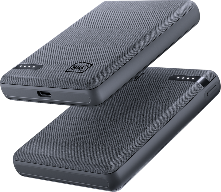 УМБ 3MK Pocket Powerbank 5000 mAh 12W Gray (5903108605410) - зображення 4