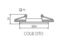 Точечный светильник Kanlux COLIE DTO-G 26741 - изображение 2