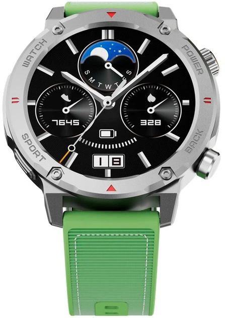 Смарт-годинник Xiaomi iMiKi C1 Silver-Green (ESW-D2-SG) – фото