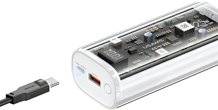 Powerbank Usams US-CD189 9000mAh 20WQC3.0/PD White (6958444902807) - obraz 2