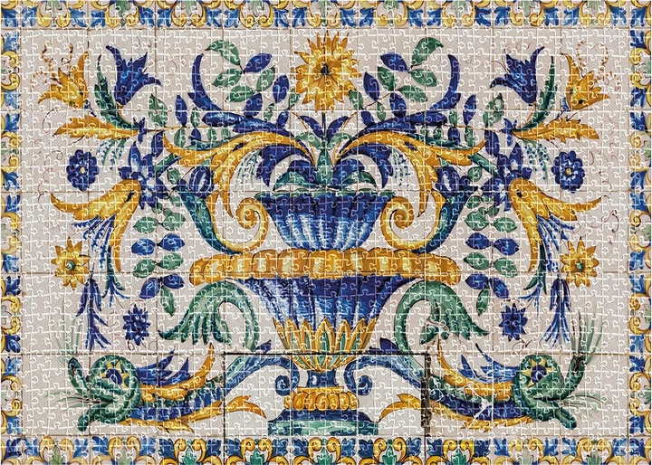 Пазли Interdruk Art on Tiles 1 тришарові 1000 деталей (385055) - зображення 2