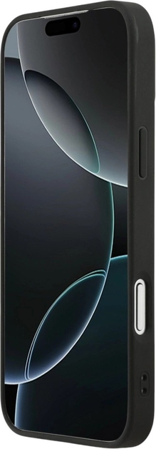 Etui DKNY Repeat Texture Pattern with Tonal Stripe do Apple iPhone 17 Pro Max Black (3666339545741) - obraz 5