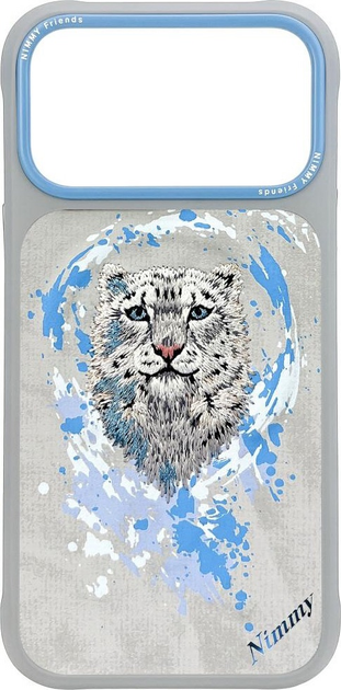 Etui plecki Nimmy Pantera MagSafe do iPhone 17 Pro Light Grey (6971080315855) - obraz 1