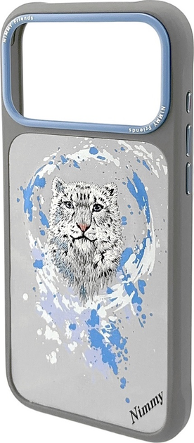 Etui plecki Nimmy Pantera MagSafe do iPhone 17 Pro Light Grey (6971080315855) - obraz 2