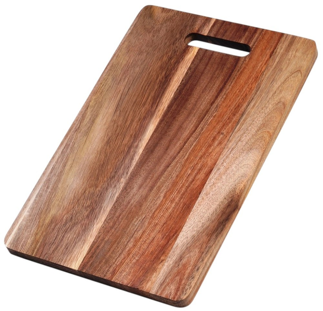 Дошка для нарізання Excellent Houseware дерев’яна Коричнева 40 x 25 см (8720573836715) - зображення 3