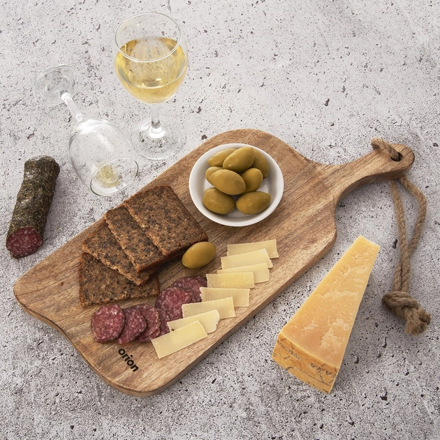 Deska do krojenia Orion Mango drewniana Beżowa 44.5 x 20 cm (8592381201166) - obraz 5