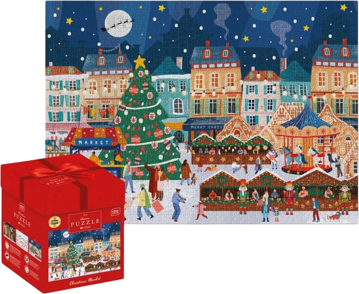 Пазлы Interdruk Christmas Market трёхслойные в квадратной коробке 1000 деталей (376299) - Фото 2 Пазлы Interdruk Christmas Market трёхслойные в квадратной коробке 1000 деталей (376299) - изображение 2
