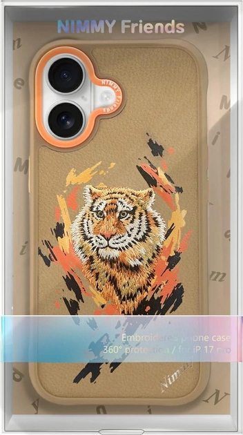 Панель Nimmy Tiger MagSafe для iPhone 17 Light Brown (6971080316036) - зображення 6